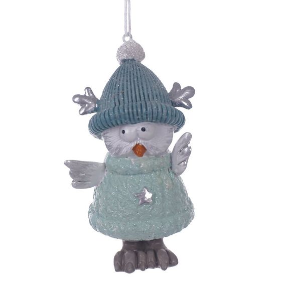 Фигурка декоративная подвесная &quot;Сова&quot;, L5 W4,5 H10 см