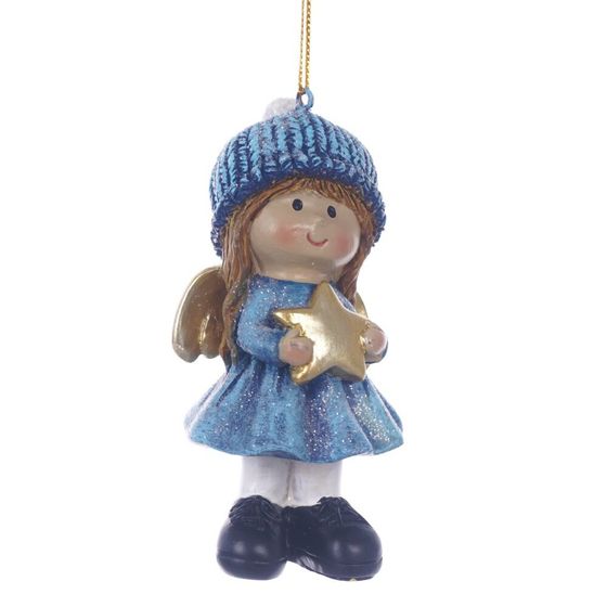 Фигурка декоративная "Ангел",  L4,5 W3,5 H10 см, 2в.