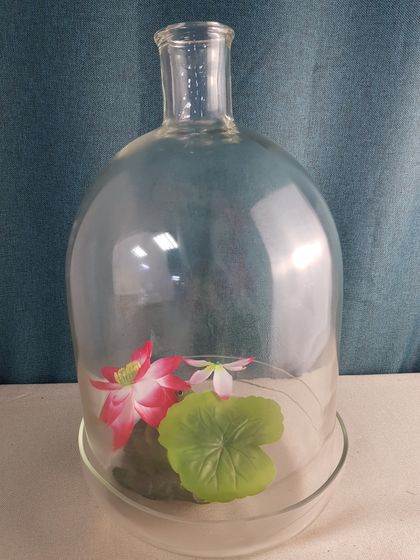 !09 Декоративное изделие "Флорариум" в виде Бутыль-крышка 33x58 см. 20 л.
