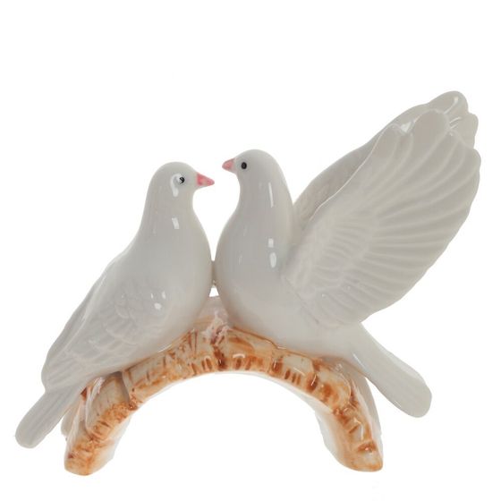 Фигурка декоративная &quot;Голуби&quot;, Д12,5 Ш7 В9,5 см