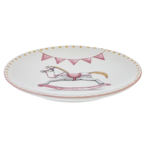 Тарелка &quot;Лошадка&quot;, L20 W19,5 H2 см