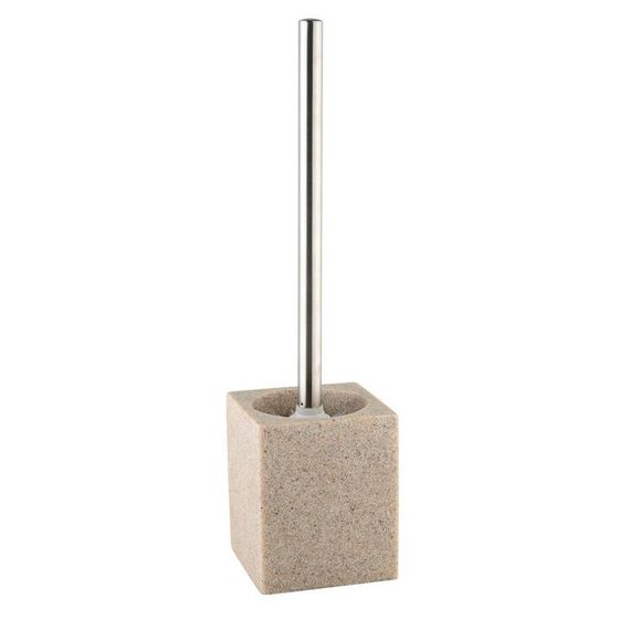 Гарнитур для туалета Axentia Venedig из полирезина имитация песчаника 9,5х9х37,5 см