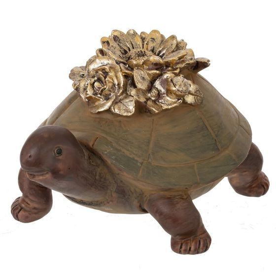 Фигурка декоративная "Черепаха", L15 W10,5 H8,5 см