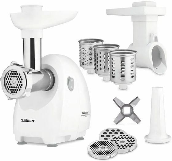Мясорубка Zelmer ZMM4048B 1900Вт белый