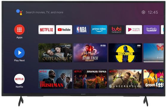 Телевизор LED 55&quot; Sony KD-55X75K черный 4K Ultra HD SmartTV Google TV