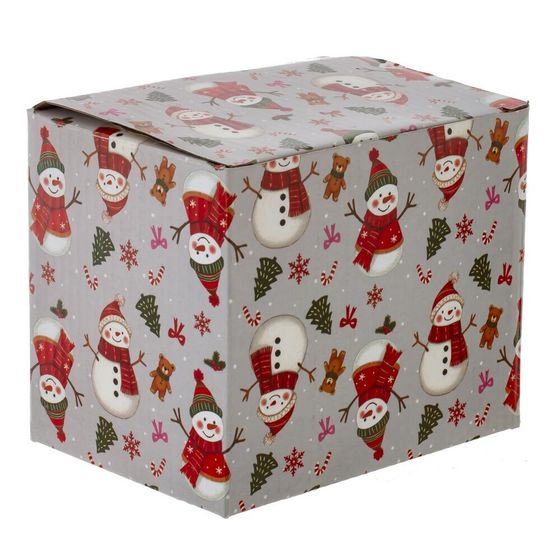 Кружка &quot;Лесные снеговики&quot;,, 450 мл, L13 W9 H10,5 см