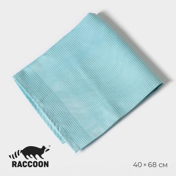 Салфетка для уборки большая Raccoon, 40×68 см, цвет МИКС