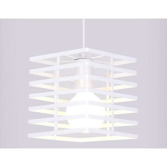 Светильник подвесной в стиле лофт Ambrella light, Traditional, TR8410, E27, цвет белый