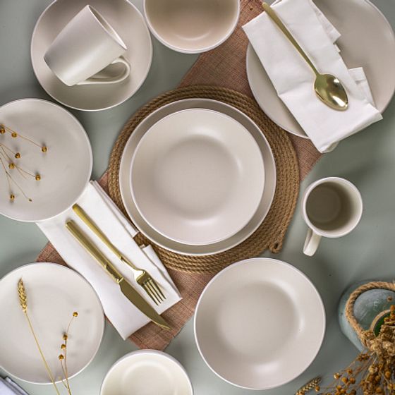 Тарелка десертная SCANDY MILK 19.3см