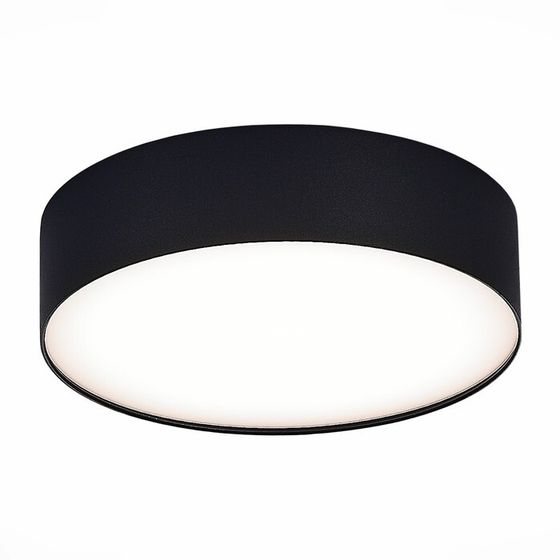 Светильник потолочный St Luce. ST606.442.27. 1х27 Вт, LED, 4000K, 2430 Lm, 22х22х5,5 см, цвет чёрный