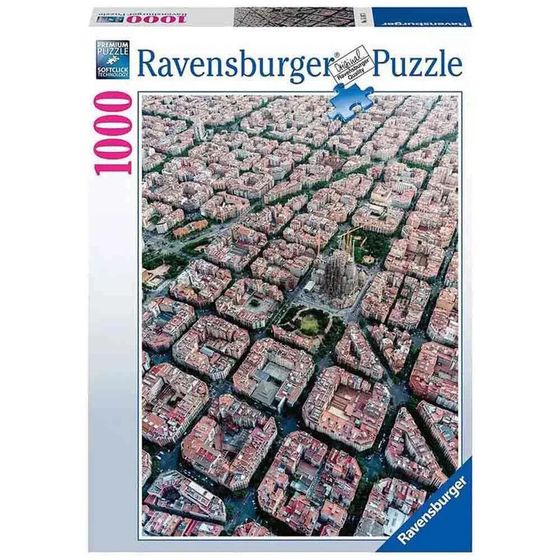 RAVENSBURGER Vista Aerea De Barcelona Puzzle 100 pieces