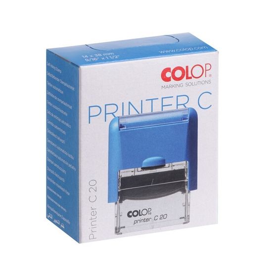 Оснастка для штампа автоматическая COLOP Printer Сompact 20, 38 x 14 мм, корпус красный