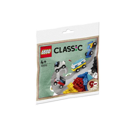 LEGO Лоскутная сумка 90 лет истории автомобилей строительные блоки 30510