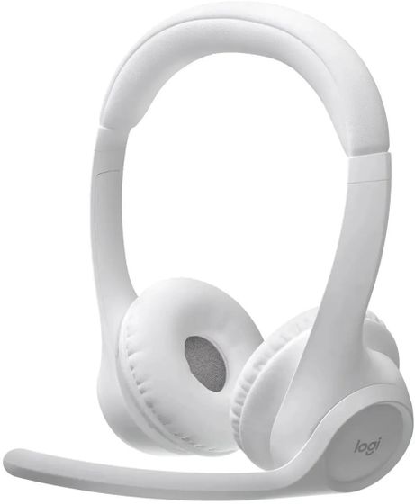 Гарнитура накладная Logitech Zone 300 беспроводные белый (981-001417)