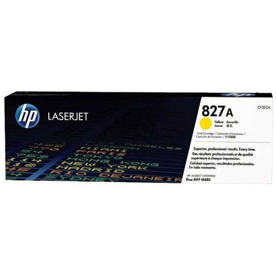 Тонер Картридж HP 827A CF302A желтый для HP CLJ Ent M880