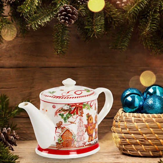 Чайник заварочный ПРЯНИЧНЫЙ ЧЕЛОВЕЧЕК 600мл