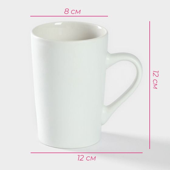 !09 Кружка «Объятия зайца», 380 мл, фарфор, белая