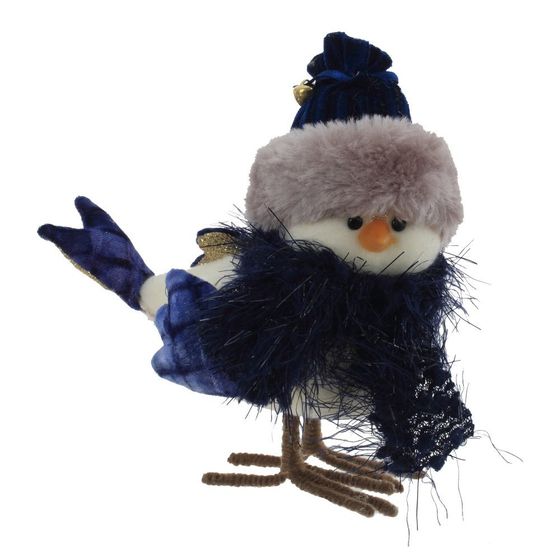 Изделие декоративное "Птичка", L15 W9 H18 см, разм.полк. Lп15 Wп9 Hп13 см, 1 штука, дизайн микс