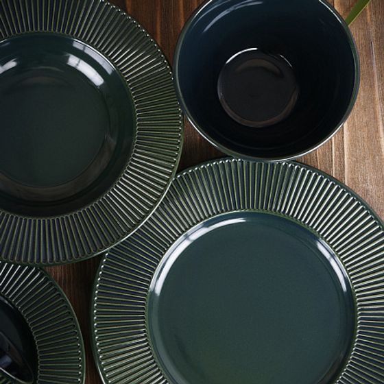 Тарелка десертная EMERALD GREEN 22см