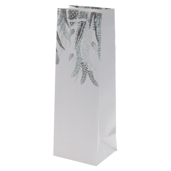 Пакет подарочный (бумага 210г/м2, (блок микс 12шт), L12 W10 H35 см, 4в.