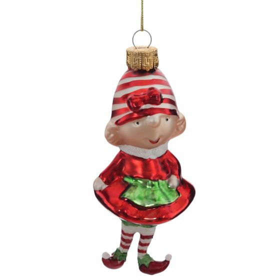 Украшение новогоднее "Эльф", L6 W6 H14 см, 1 штука, дизайн микс