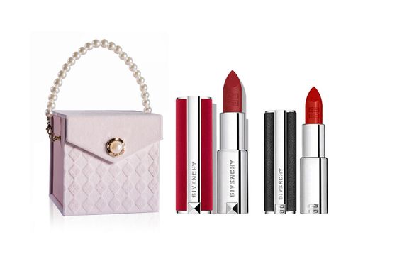 GIVENCHY Lipstick Limited Lambskin 306 True Love Pink Gift Set Makeup Sets Easy-to-Blend Velour Matte Finish 3.4g+1.5g