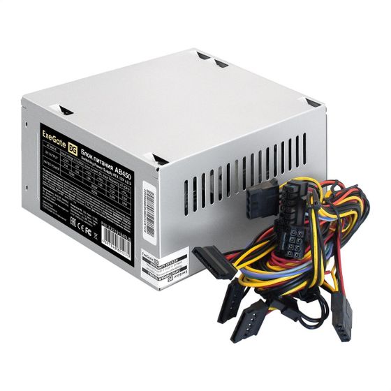 Блок питания 450W ATX ExeGate AB450 8cm fan (EX219184RUS/251766)