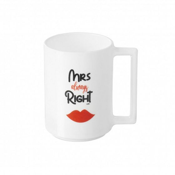 Набор кружек QUEEN&amp;MRS RIGHT 6шт 380мл