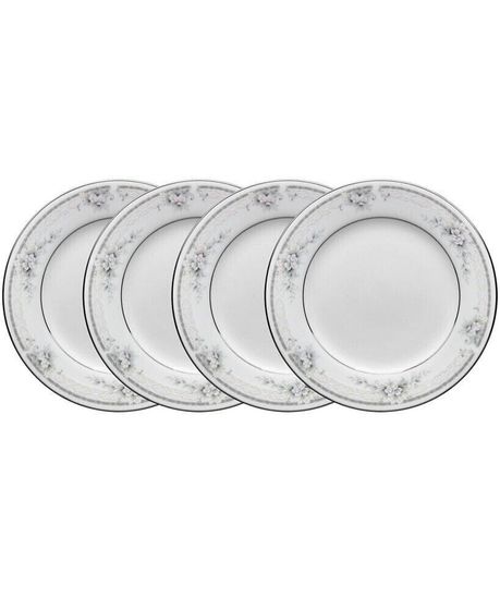 Sweet Leilani Set of 4 Bread Butter and Appetizer Plates, Service For 4