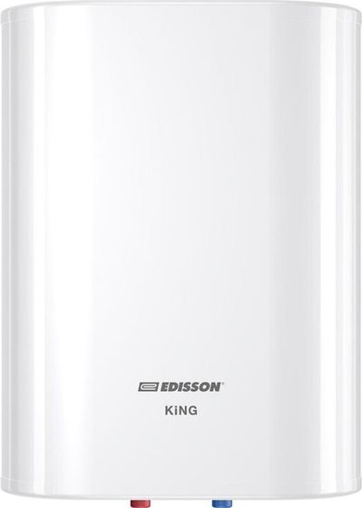 Водонагреватель Edisson King 30 V накопительный электрический 30л белый