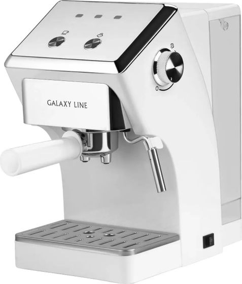 Кофеварка рожковая Galaxy LINE GL0756 1500Вт белый