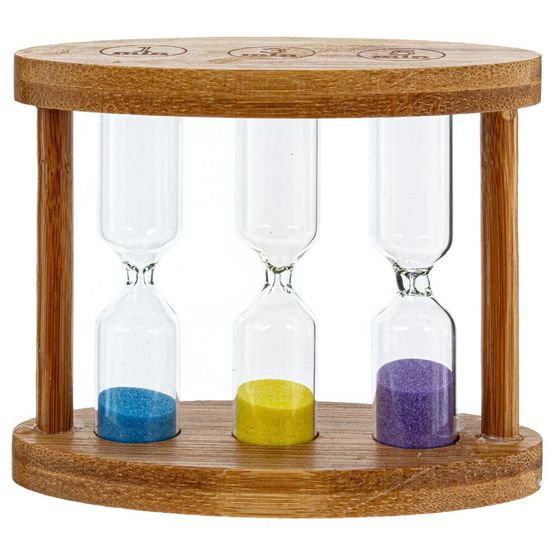 Часы песочные (1/3/5 мин.), Д11 Ш5 В9 см, 3в.