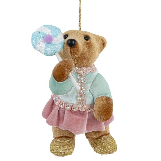 Изделие декоративное подвесное &quot;Медвежонок&quot;, L8 W11 H16 см, 2в.