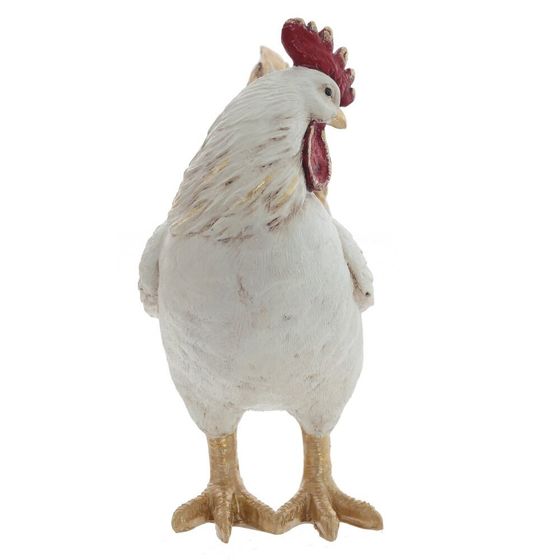 Фигурка декоративная &quot;Петух/Курица&quot; (блок 2шт), L18 W9,5 H20 см, 2в.