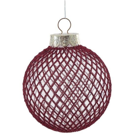Набор из 9шт Украшение новогоднее &quot;Шар&quot;, D8см, L24,6 W8 H24,6см