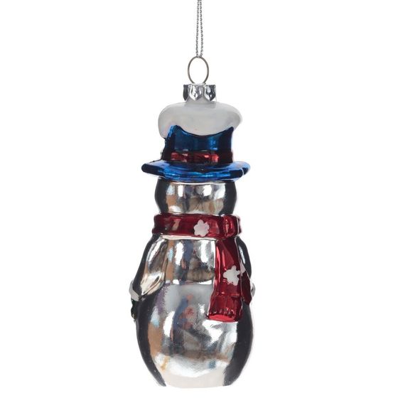 Украшение новогоднее &quot;Снеговик&quot;, L5 W4 H12,5 см, 3в.