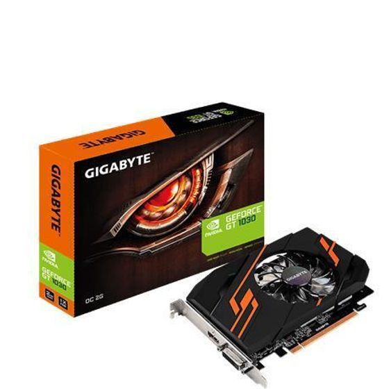 Видеокарта Gigabyte PCI-E GV-N1030OC-2GI NVIDIA GeForce GT 1030 2048Mb 64 GDDR5 1265/6008 HDMIx1 HDCP Ret