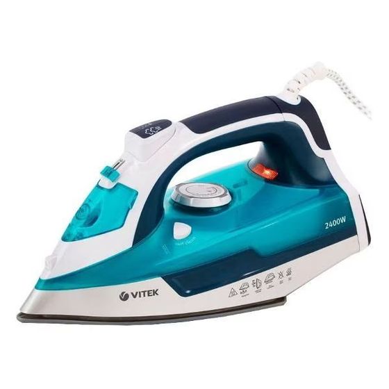 Утюг Vitek VT-1266 2400Вт синий/белый