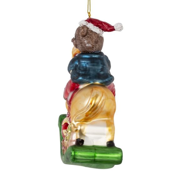 Украшение новогоднее &quot;Медвежонок&quot;, L12 W4,5 H13 см