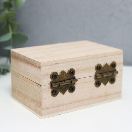 !09 Шкатулка дерево под роспись "Прованс" 4,7х8,5х5,5 см