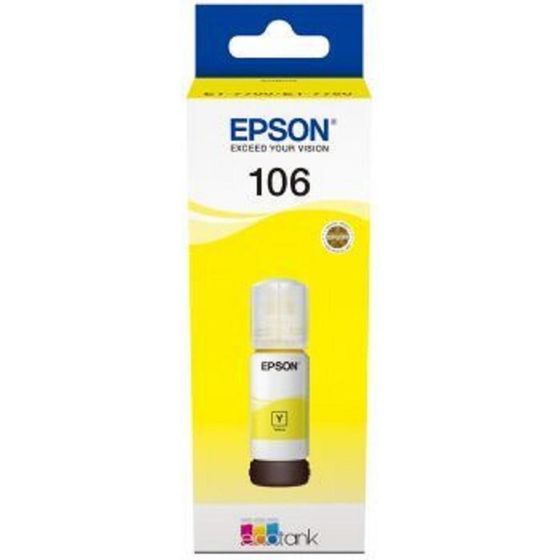 Чернила Epson 106Y C13T00R440 желтый для Epson L7160/7180 (70мл)