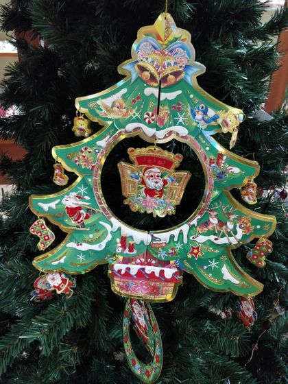 !09 Декор новогодний &quot;Ёлка&quot; (38*43см)