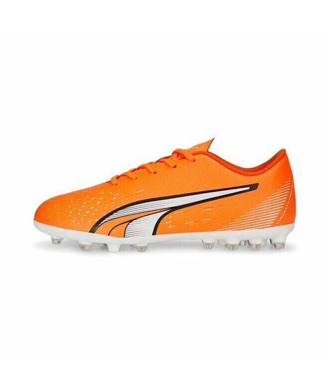 Botas De Fútbol Puma Ultra Play Mg Niño Ultra Naranja Infantil