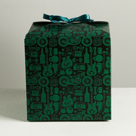 !НАБОР 2 ШТУКИ - Коробка складная «Брутальность», 18 × 18 × 18 см