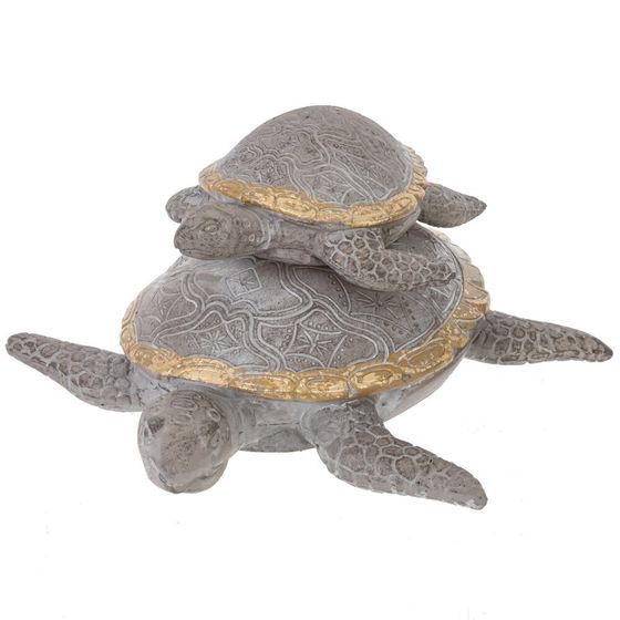 Фигурка декоративная &quot;Черепахи&quot;, L19 W17 H9,5 см
