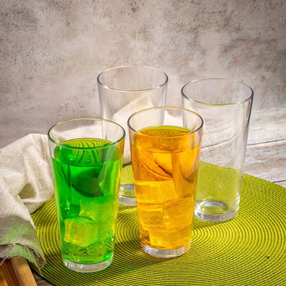 Набор стаканов ВРЕМЯ ДЕГУСТАЦИЙ КОКТЕЙЛИ СО ЛЬДОМ 570мл 4шт