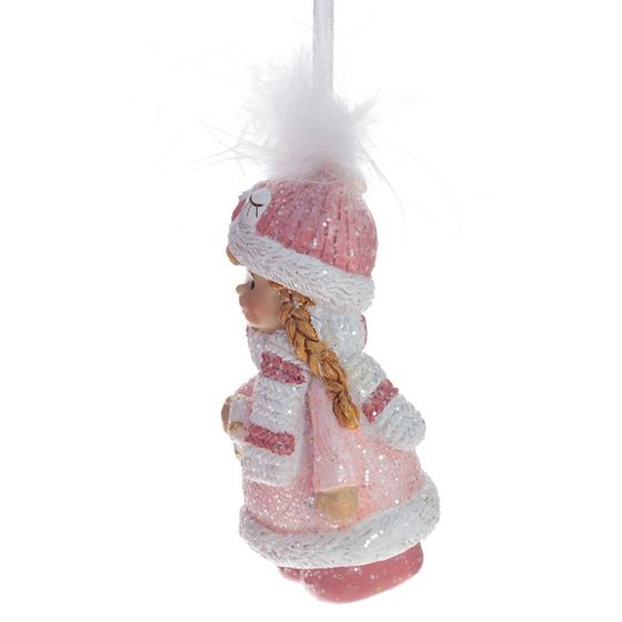 Изделие декоративное подвесное &quot;Девочка&quot;, L4,5 W3,5 H8 см, 2в.
