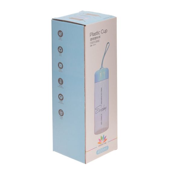 Бутылка, 400 мл, L6 W6 H18,5 см