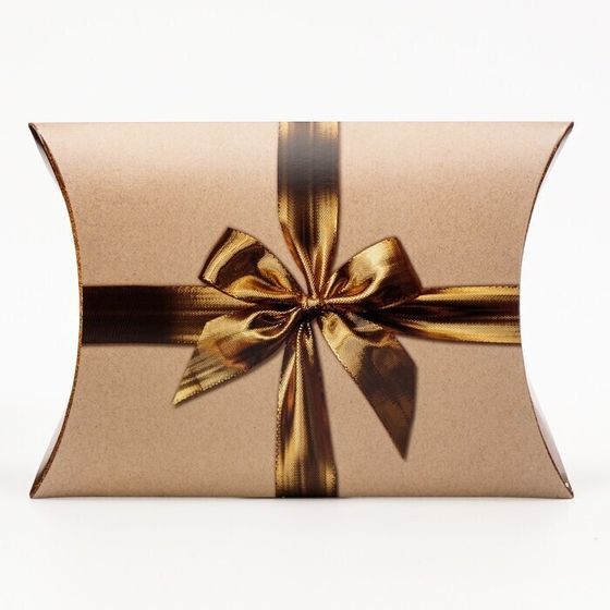 !09 Комплект из 4-х штук: Коробка подарочная сборная (1 штука) «Искусство», 22 х 15 х 6 см.+ Коробка складная (3 штуки) "Золотой бант", 19 х 14 х 4 см.