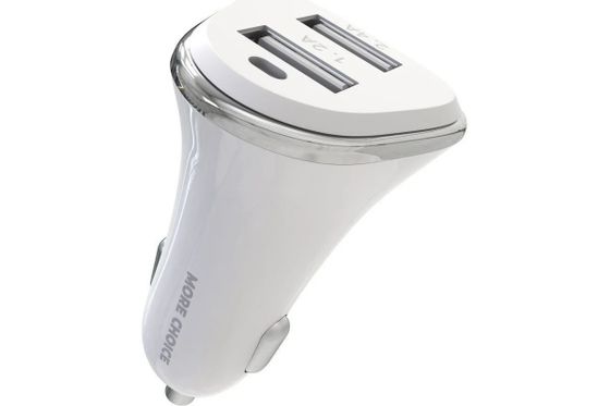 Автомобильное З/У More Choice AC22 2.4A USB Type-A белый